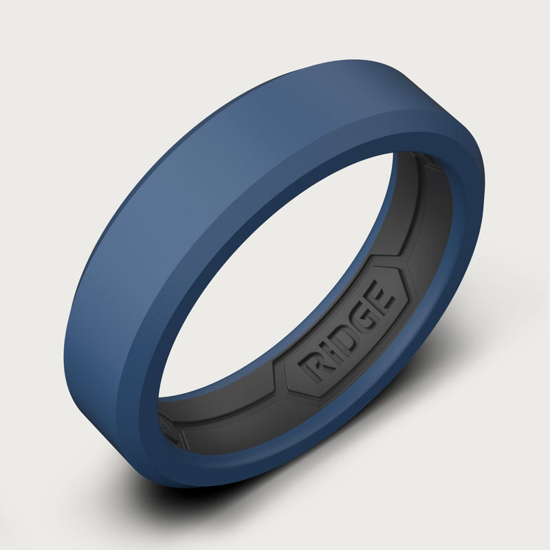 6 mm Silikonring-Set - Alpine Navy