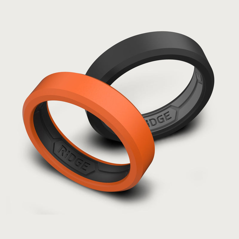 6 mm Silikonring-Set - Basecamp Orange