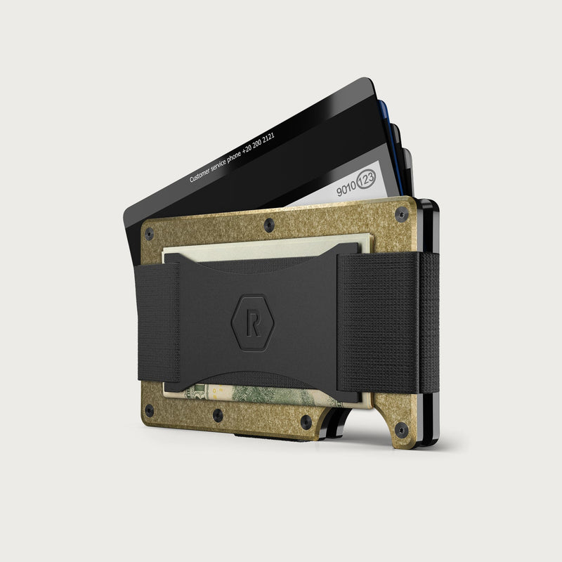 Ridge Portemonnaie - Brass