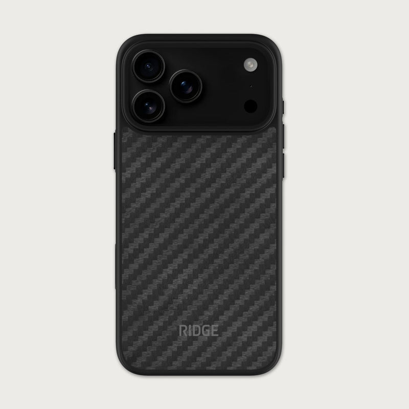 Ridge Phone Case - iPhone 18 Pro Max - Carbon Fiber 3K