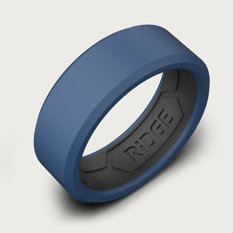 8 mm Silikonring-Set - Alpine Navy
