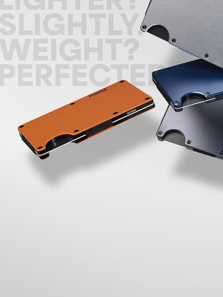 Aluminum Black Wallet - Strong & Durable | The Ridge – Ridge EU