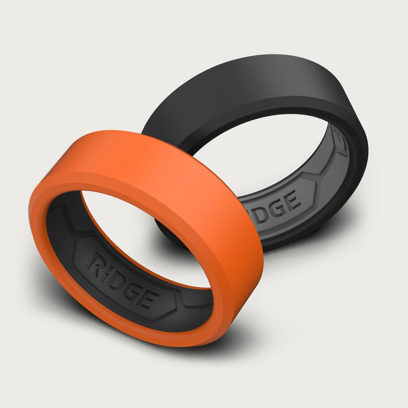 8 mm Silikonring-Set - Basecamp Orange
