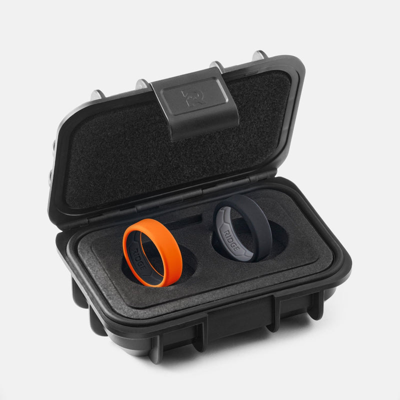 Ensemble d'anneaux en silicone 8mm - Basecamp Orange