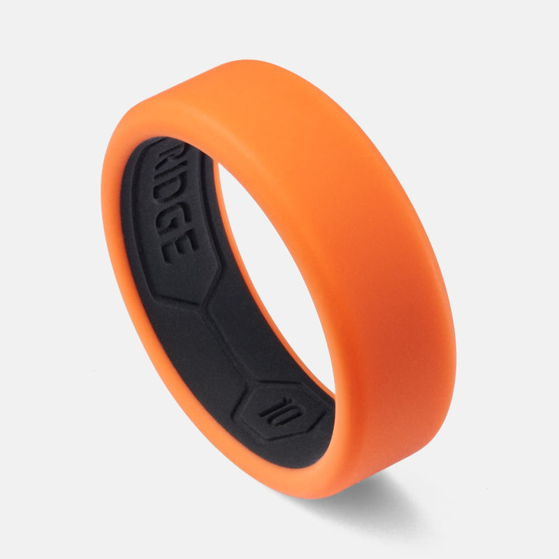 Ensemble d'anneaux en silicone 8mm - Basecamp Orange