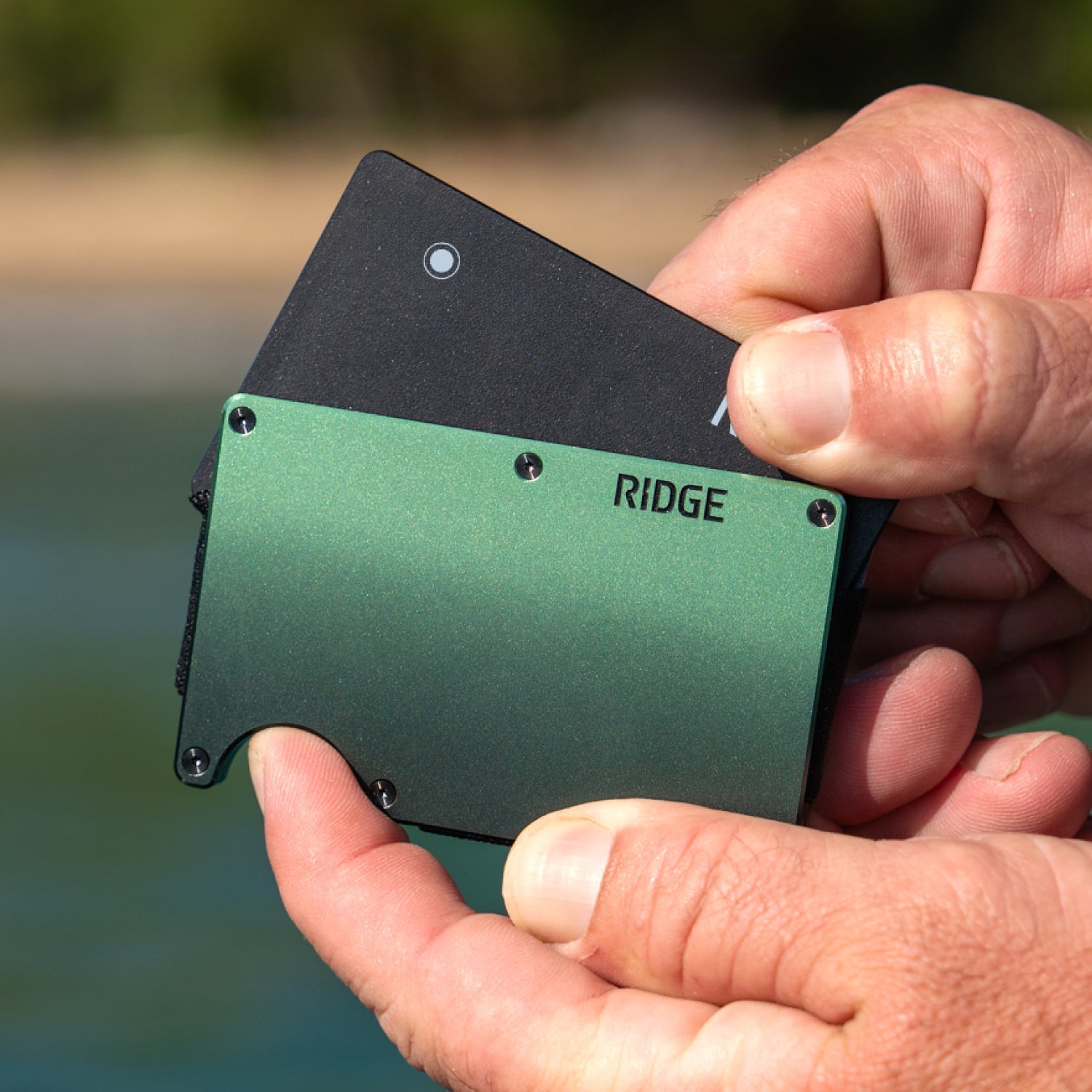 Ridge Wallet + KeyCase Kit | Green Flash – Ridge EU