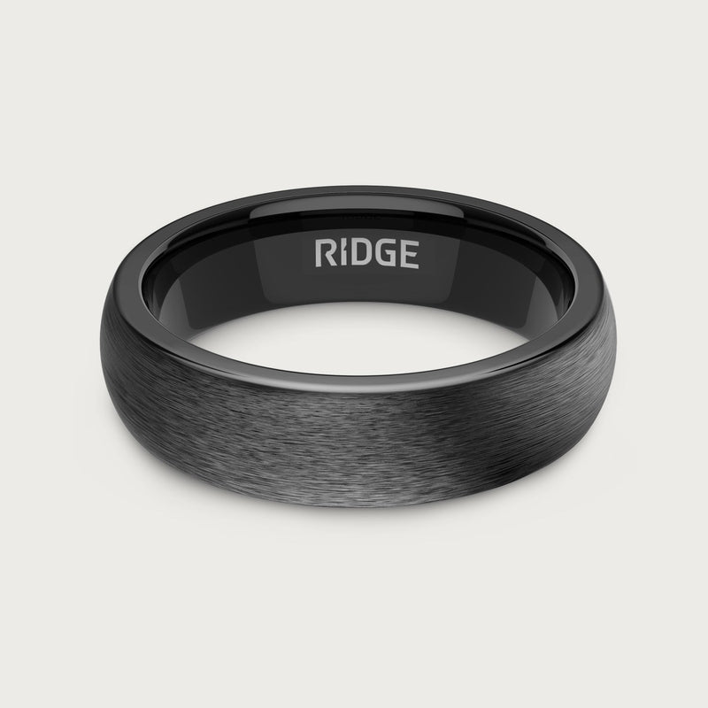 6mm Rounded Ring Set - Gunmetal