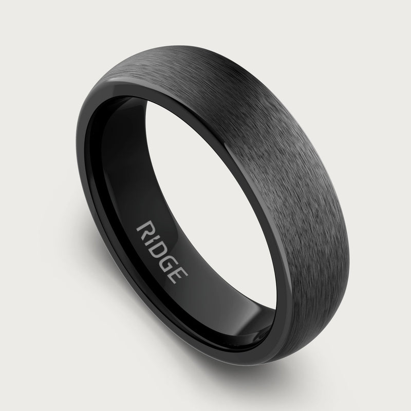 6mm Rounded Ring Set - Gunmetal