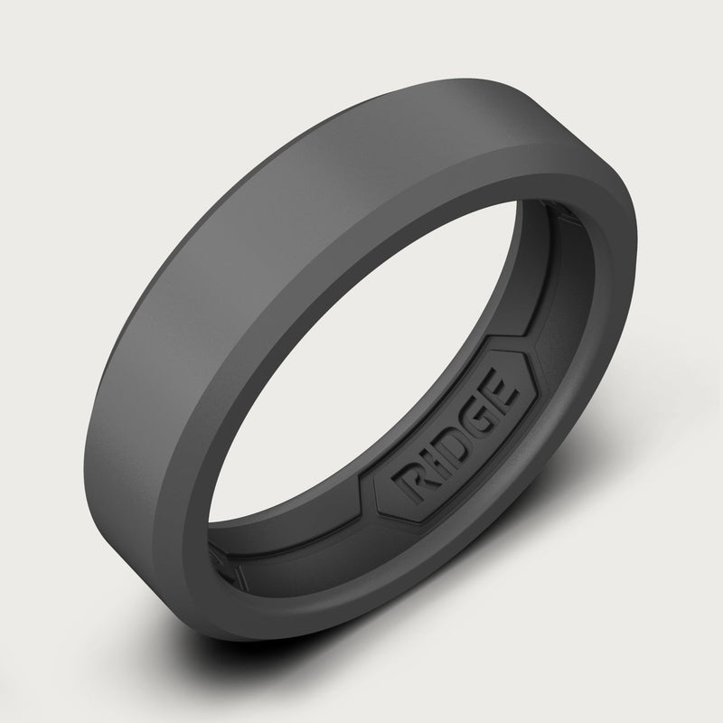 6 mm Silikonring-Set - Gunmetal