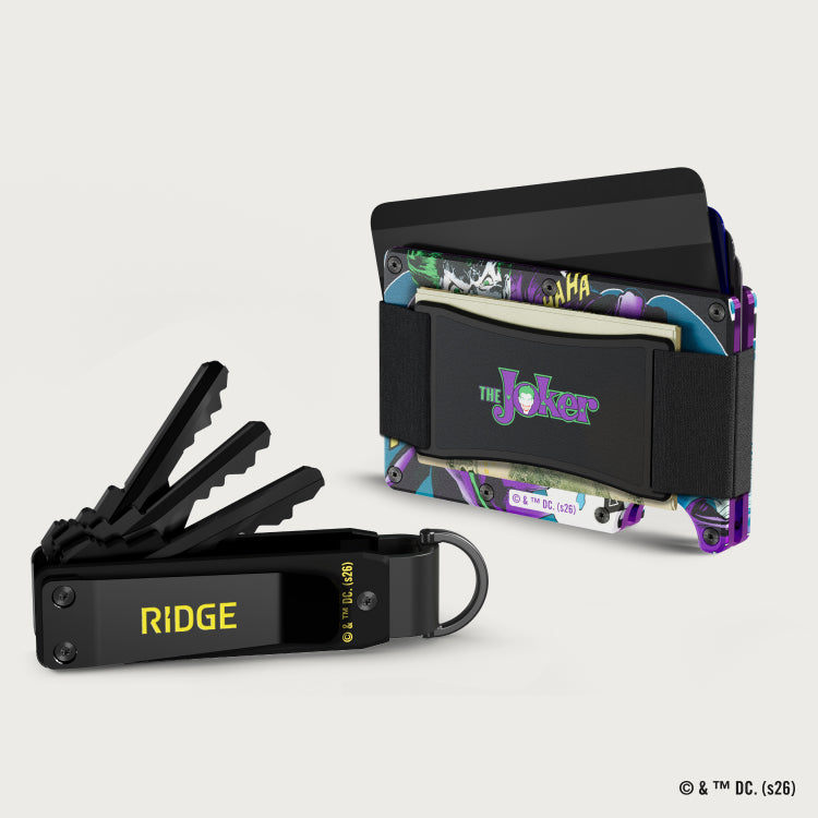 Ridge Wallet + KeyCase - The Joker™ + Batman™ | GEAR FOR THE