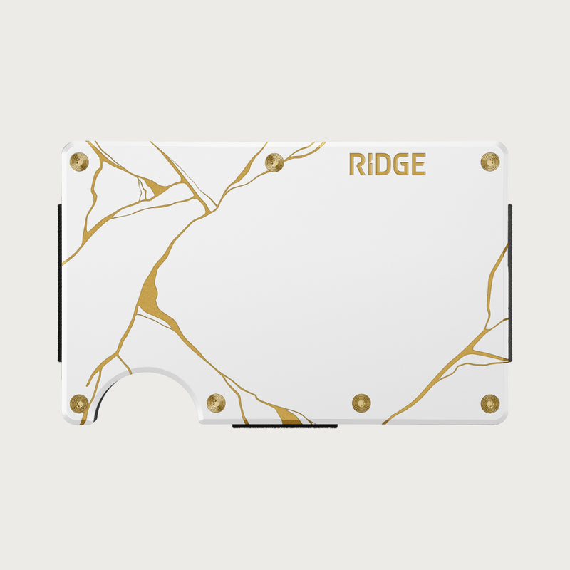 Ridge Portemonnaie - Kintsugi - Weiß