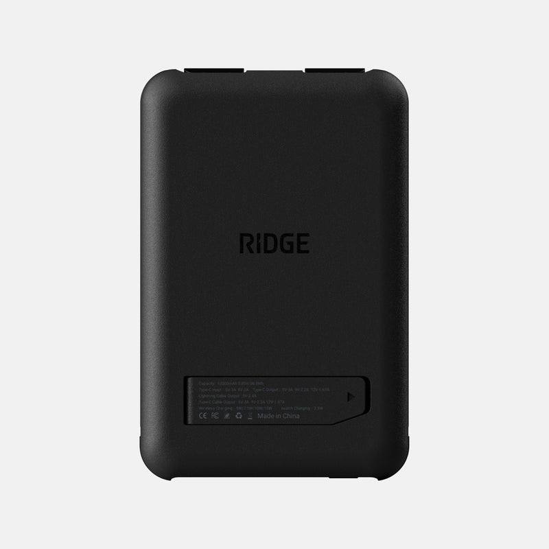 Ridge Power Bank - 10k mAh Bundle - Matte Black - 2-Pack