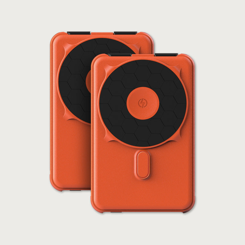 Ridge Power Bank - 10k mAh Bundle - Basecamp Orange - 2-Pack