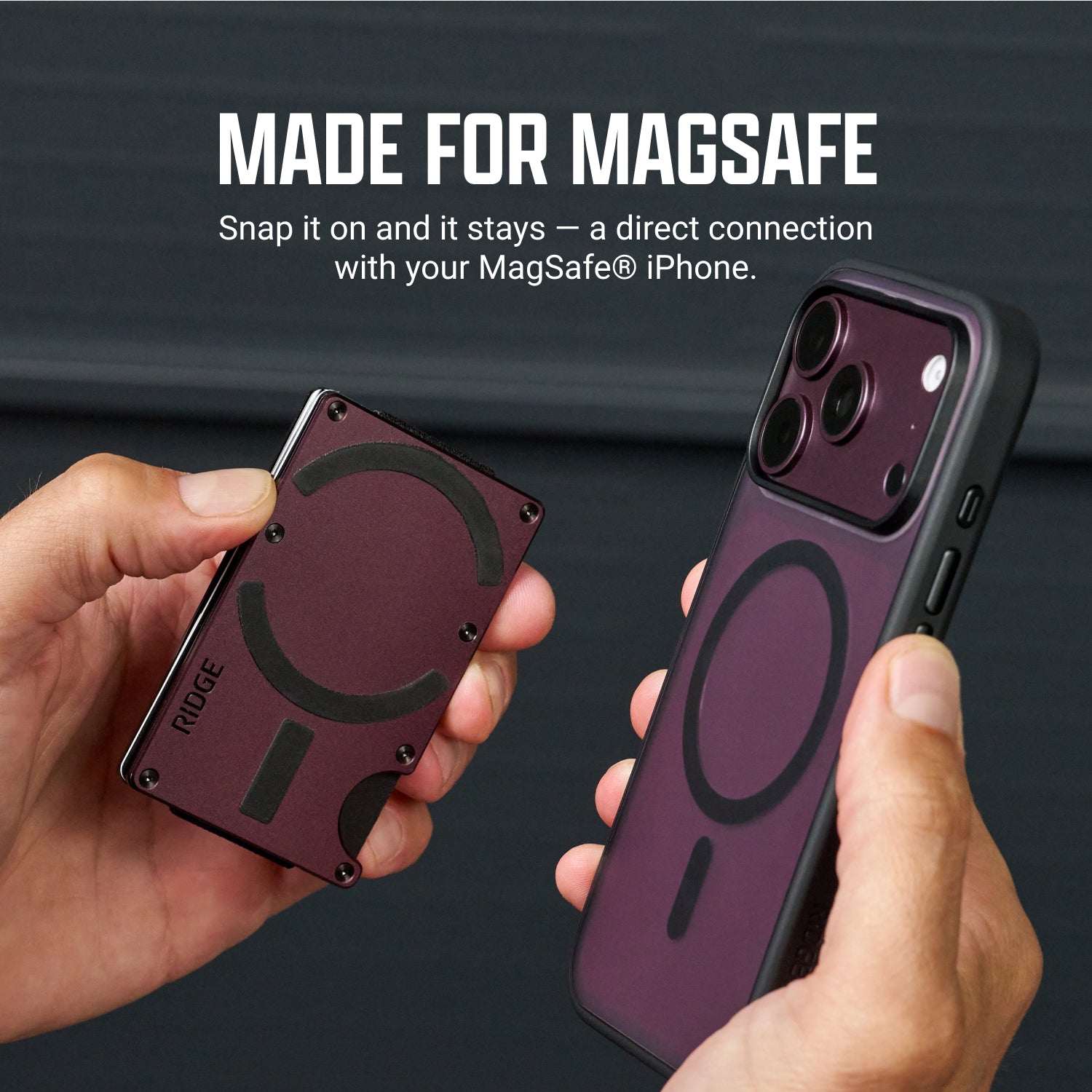 Ridge Wallet For MagSafe — Basecamp Orange // The Ridge – Ridge EU