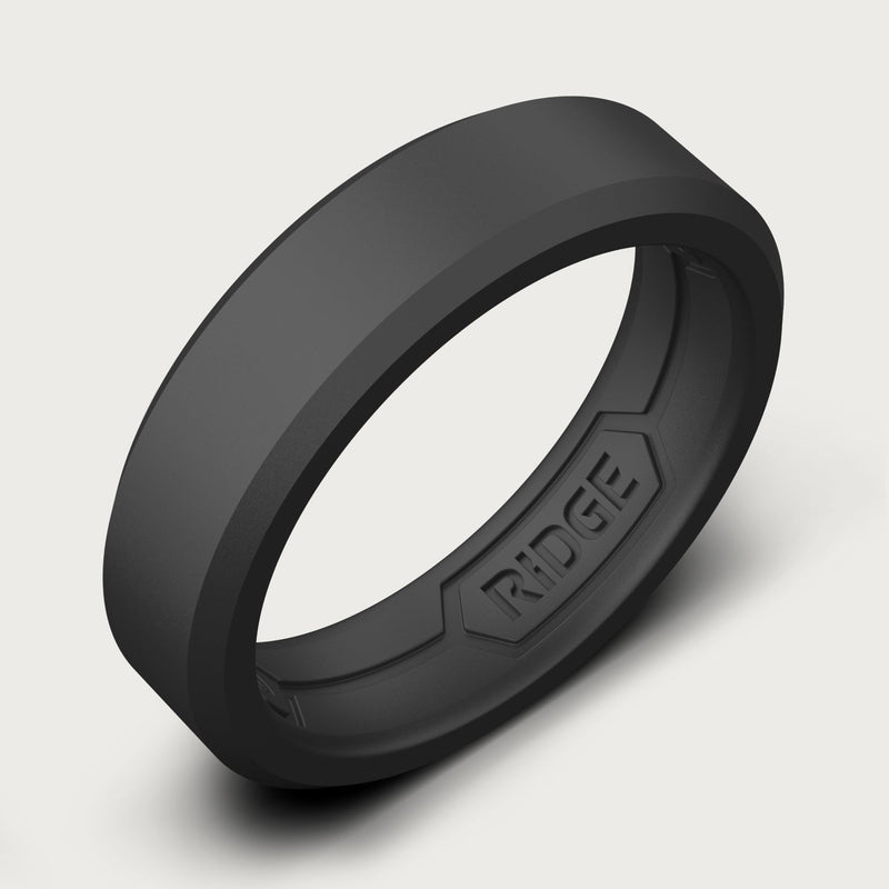 6 mm Silikonring-Set - Royal Black