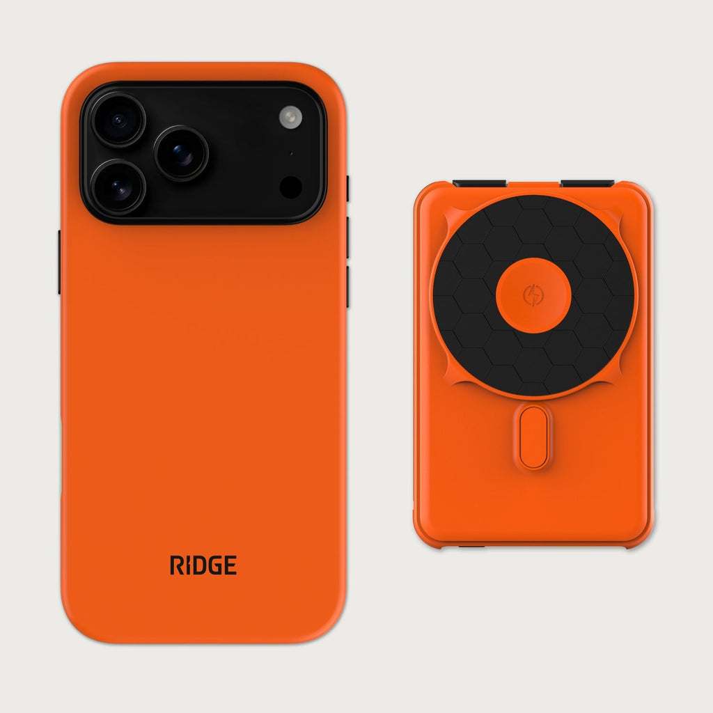 Everyday Charging Kit - iPhone 18 Pro Max - Basecamp Orange – Ridge EU