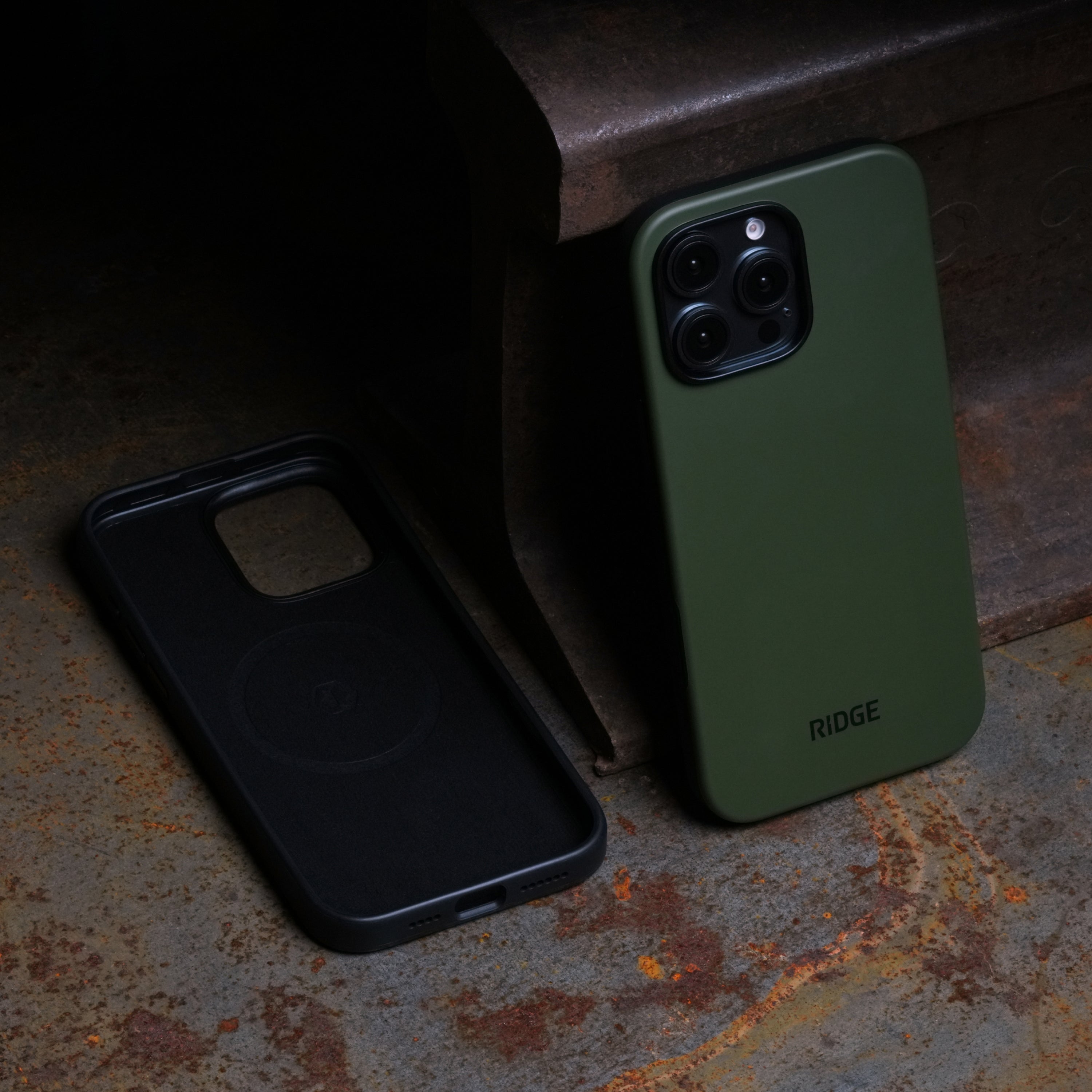 Ridge Phone Case - Matte Olive - iPhone 16 Pro Max – Ridge EU