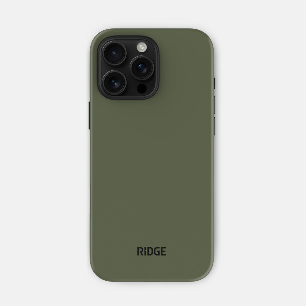 Ridge Phone Case - Matte Olive - iPhone 16 Pro Max – Ridge EU