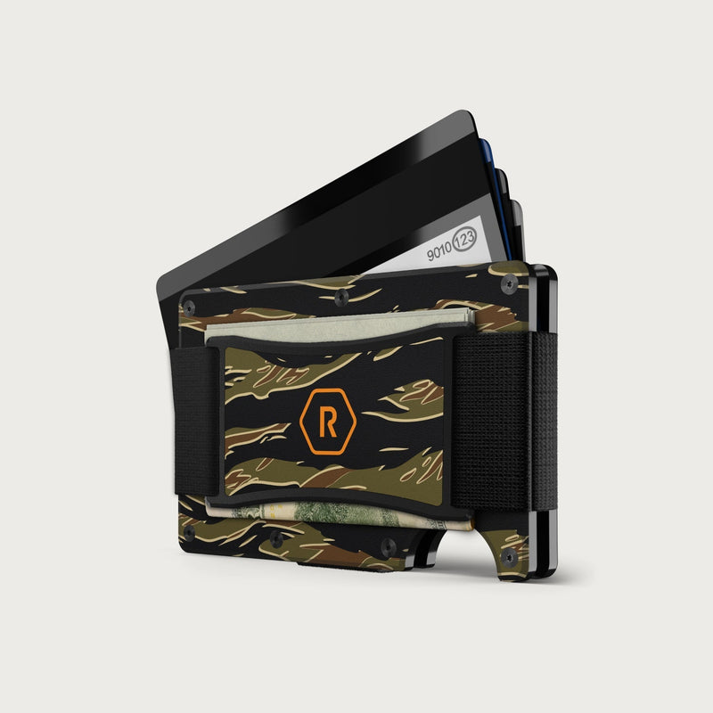 Ridge Wallet + Power Bank + KeyCase - Tiger Stripe + Matte Black + Tiger Stripe — image 2