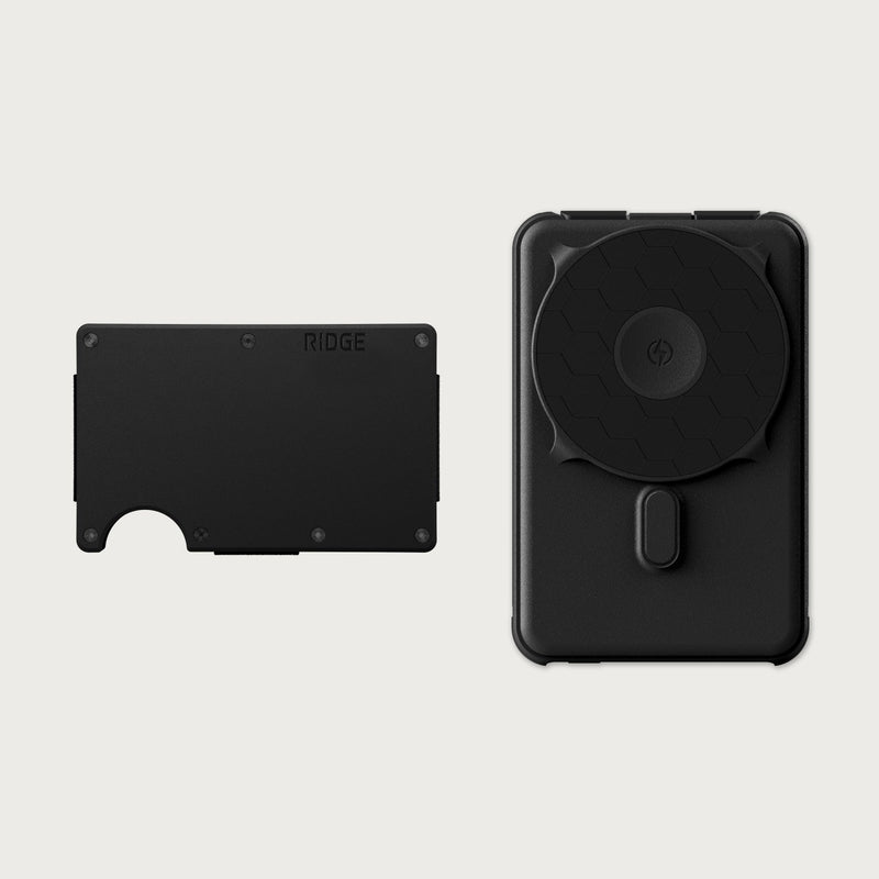 Ridge Wallet + Power Bank - Matte Black — image 1