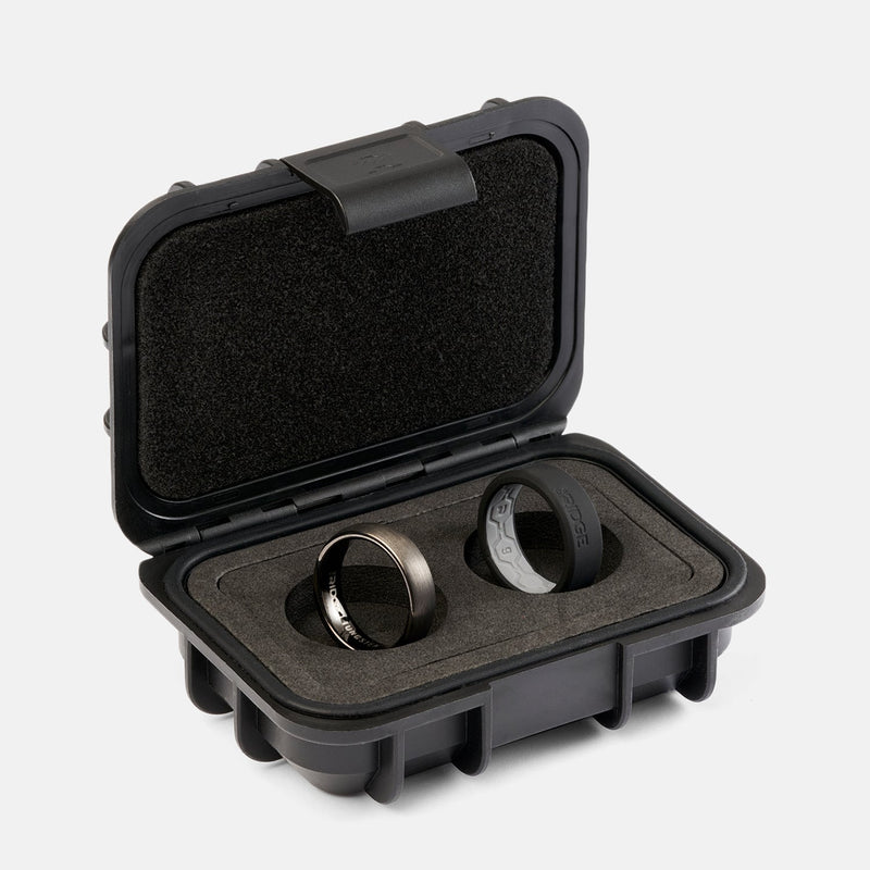 6 mm abgerundetes Ring-Set - Gunmetal